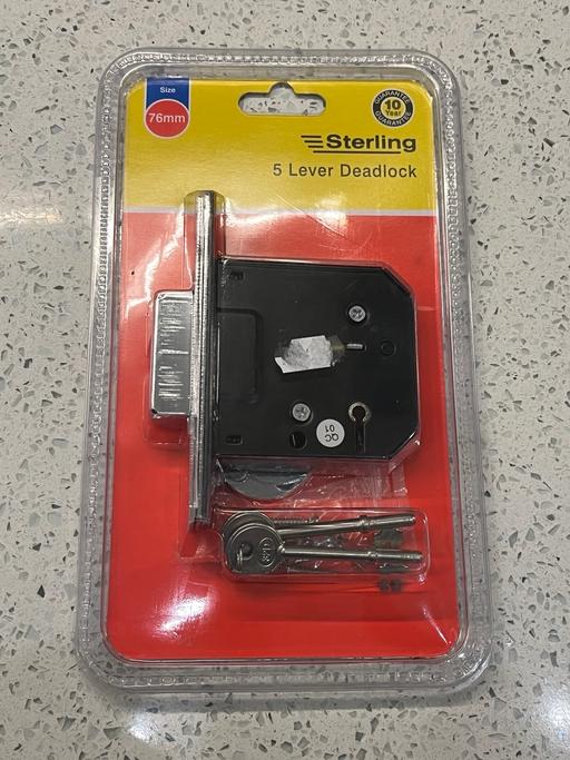 Buy & Sell Upper Walthamstow East London - Photos for New Five Lever Deadlock 3” inch