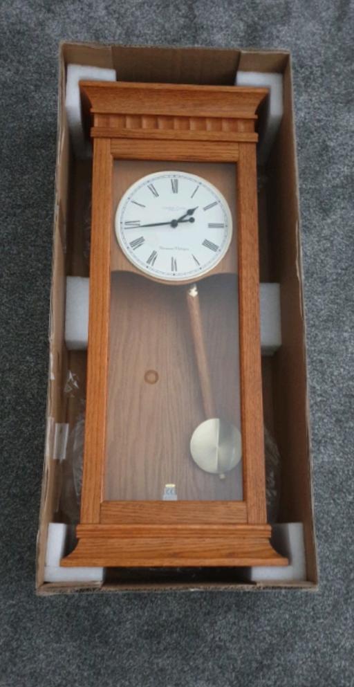 Buy & Sell Upper Walthamstow East London - Photos for New London Clock Co Light Oak Pendulum Clock