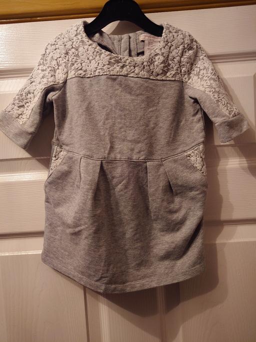 Buy & Sell Woodthorpe Charnwood - Photos for Girls grey/white dress size 3-4 years