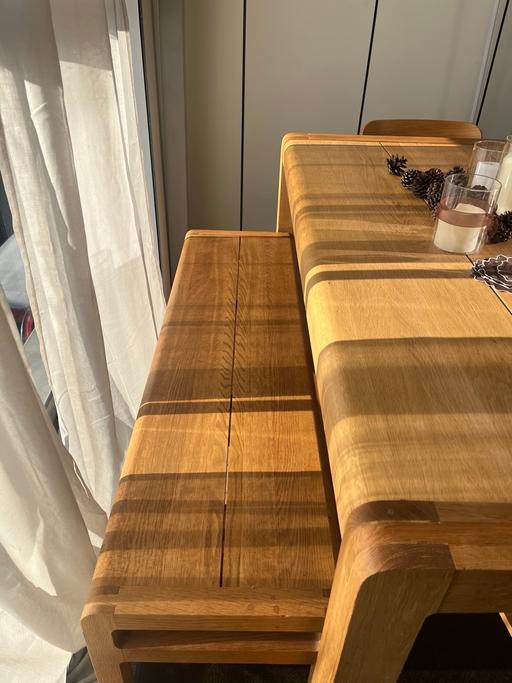 Buy & Sell Wingerworth Chesterfield - Photos for Habitat Table, 3 Chairs, and Bench