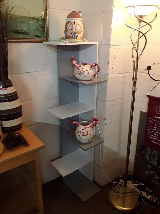 Buy & Sell Saint Pauls Trading Estate Tameside - Photos for Slim grey corner shelving unit