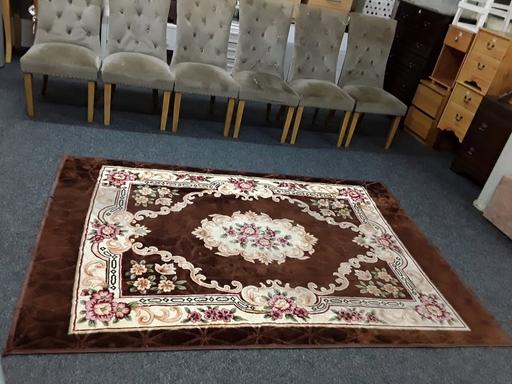 Buy & Sell Saint Pauls Trading Estate Tameside - Photos for 8ft x 5ft Vintage brown patterned rug