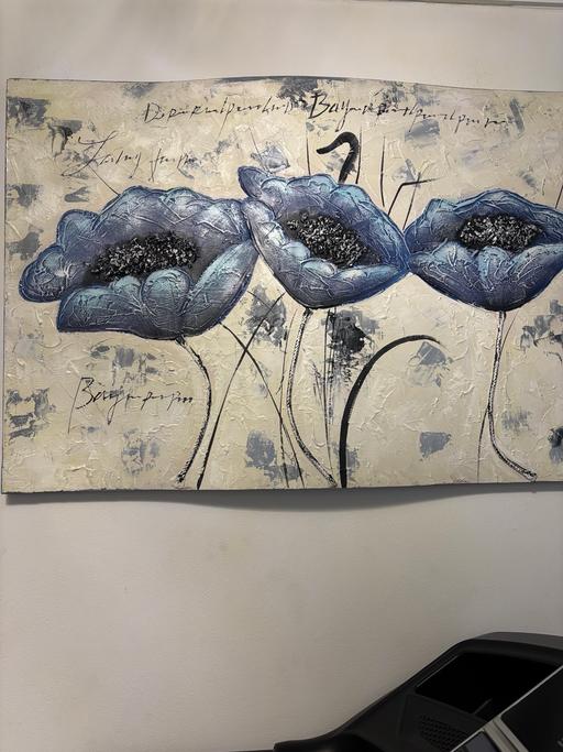 Buy & Sell Kings Hill Tonbridge and Malling - Photos for Oil on canvass large flower picture