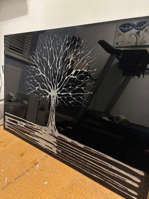 Buy & Sell Kings Hill Tonbridge and Malling - Photos for Large very heavy glass mirrored tree picture