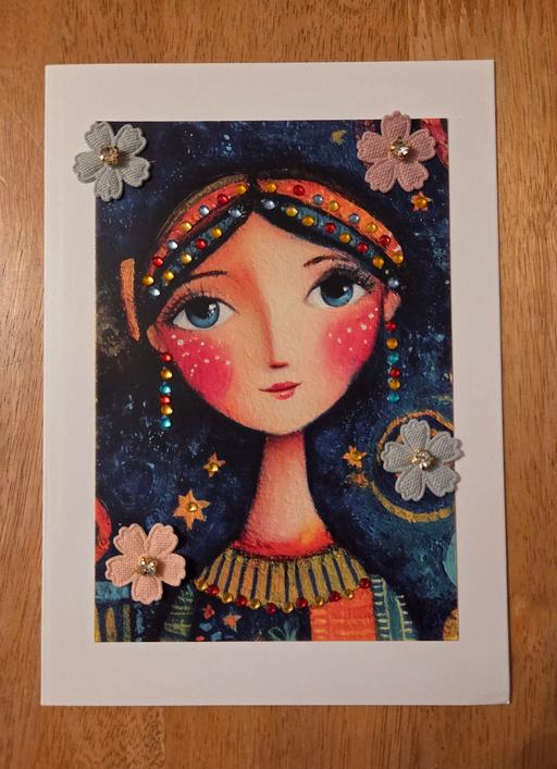 Classes Westgate-on-Sea Thanet - Photos for HANDMADE HIPPY GIRL CARD