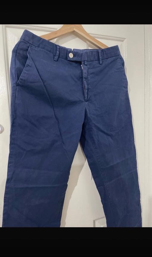 Buy & Sell Thornton Heath Croydon - Photos for Hackett Premium Bespoke Navy Blue Chino Pants