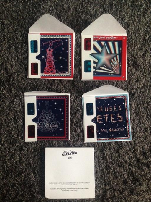 Buy & Sell Oxley Wolverhampton - Photos for 4x Jean Paul Gaultier Christmas cards