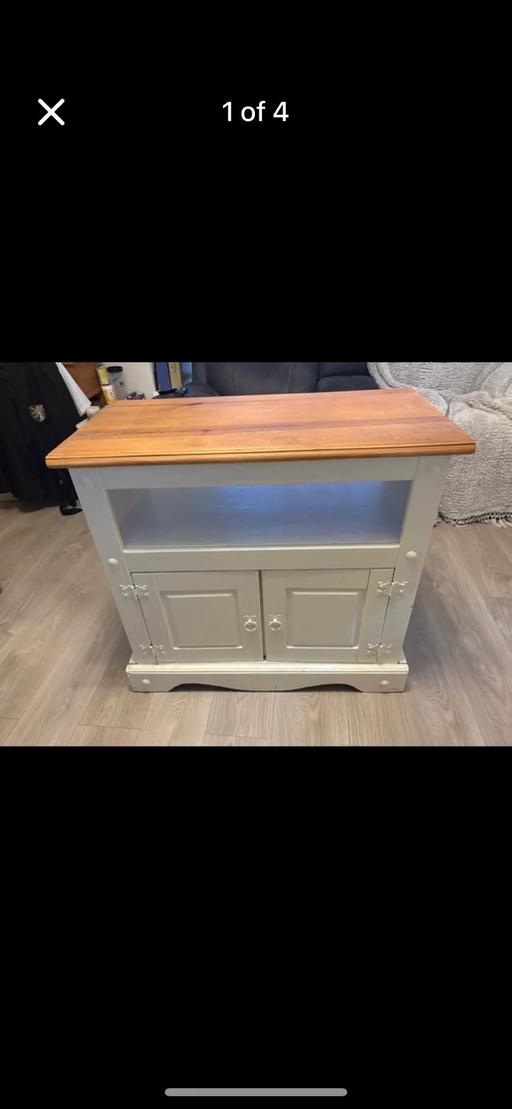 Buy & Sell Saint Helens Merseyside - Photos for Wooden painted tv unit / sideboard