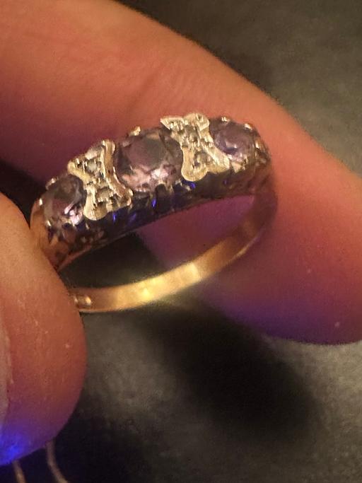 Buy & Sell Saltley Birmingham - Photos for 9CT Amethyst Size L Gold Ring 375