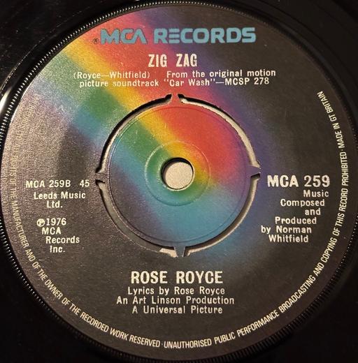 Buy & Sell Barking Barking and Dagenham - Photos for Rose Royce - Zig Zag Funk 45