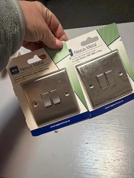 Buy & Sell Duckmanton Chesterfield - Photos for BG electrical double light switch