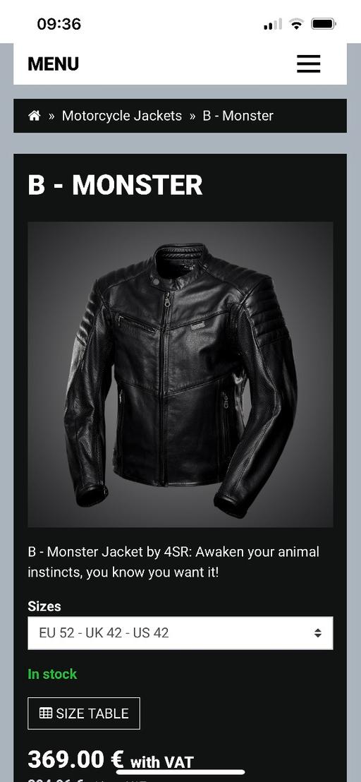 Buy & Sell Werrington Peterborough - Photos for B- Monster jacket by 4SR