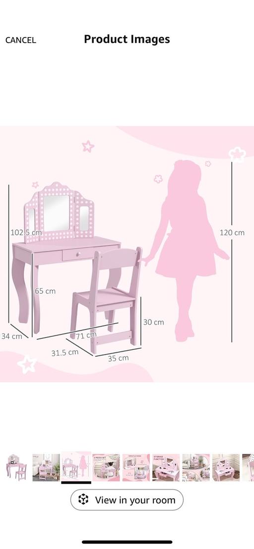 Buy & Sell Caterham Tandridge - Photos for Little girls dresser- pink