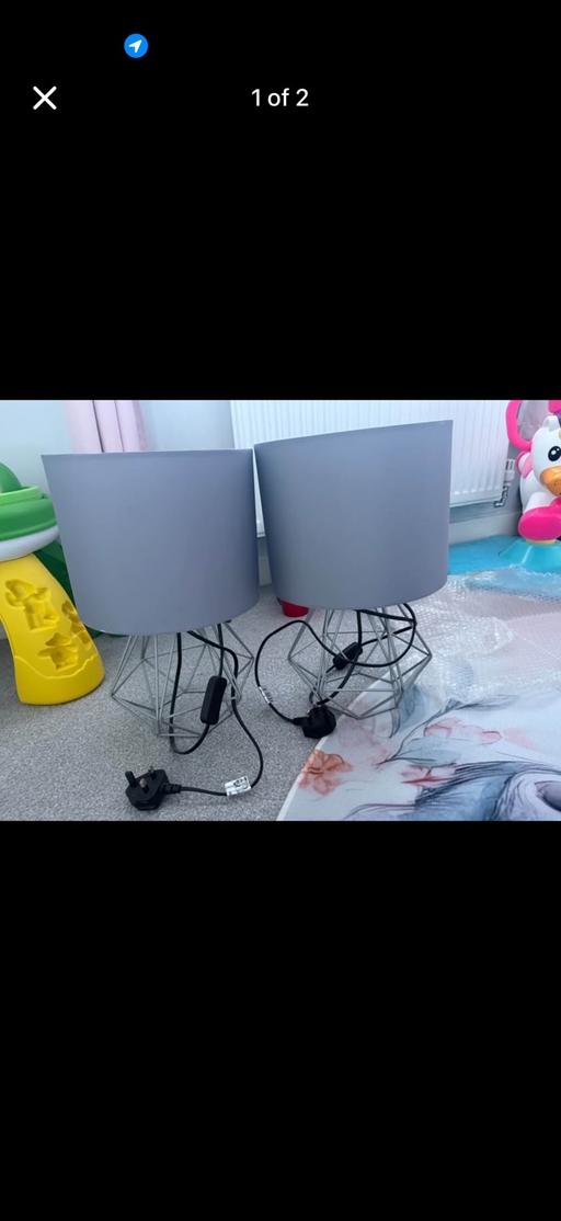 Buy & Sell Wombwell Barnsley - Photos for Bartlett Metal Table Lamps (Set of 2)