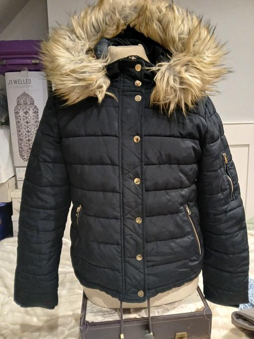 Buy & Sell Westgate-on-Sea Thanet - Photos for Topshop dark blue/gold hooded jacket