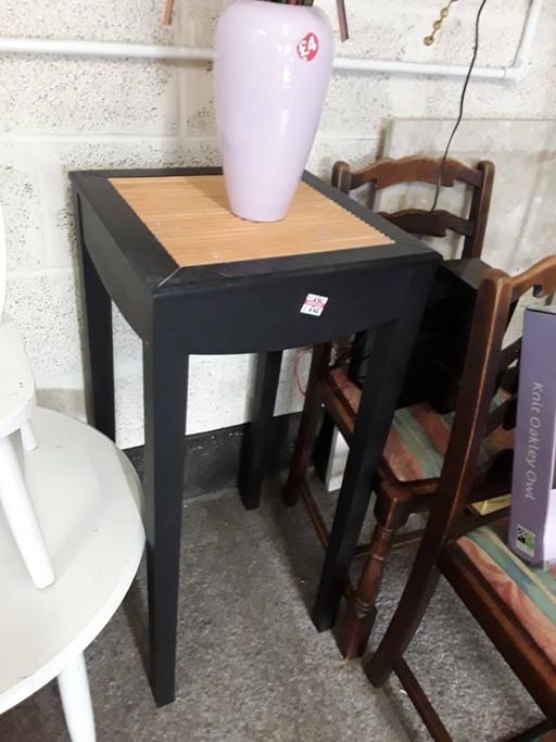 Buy & Sell Saint Pauls Trading Estate Tameside - Photos for Solid black wooden plant stand
