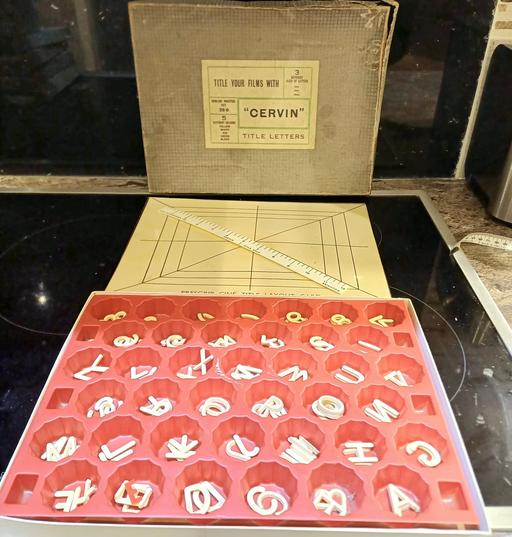 Buy & Sell Stockport Town Centre Stockport - Photos for Cine Title Letters & Numbers