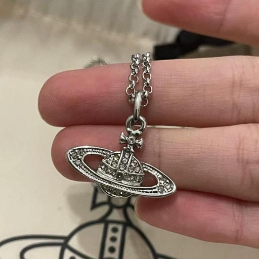 Buy & Sell - Photos for Vivienne Westwood Silver Bas Relief Necklace