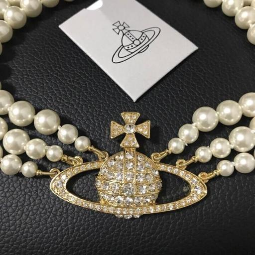 Buy & Sell Rochester Medway - Kent - Photos for Vivienne Westwood Choker Necklace Pearl Tripl