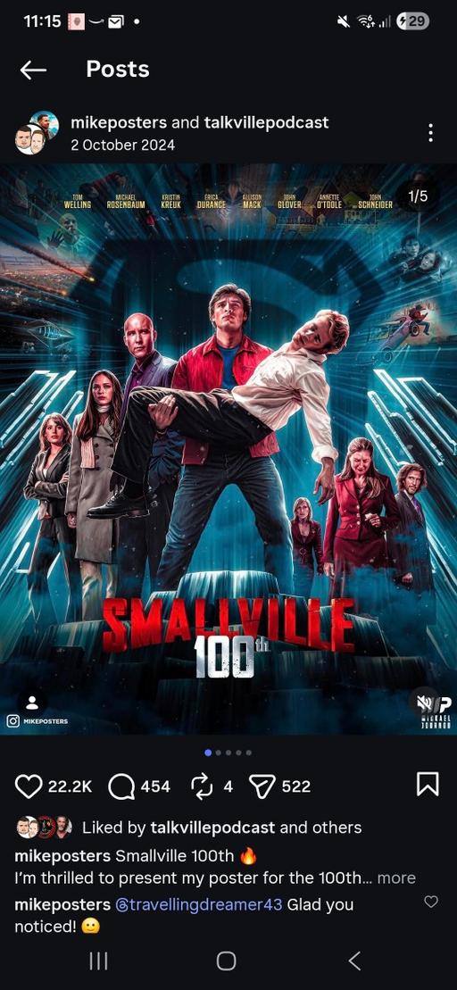 Buy & Sell Middlesbrough Town Centre Middlesbrough - Photos for Smallville 100th Episode Poster