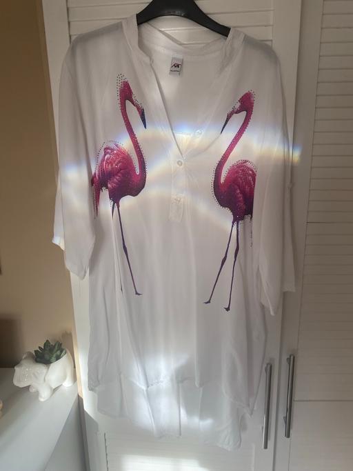 Buy & Sell Brockmoor Dudley - Photos for Flamingo style long grandad style shirt