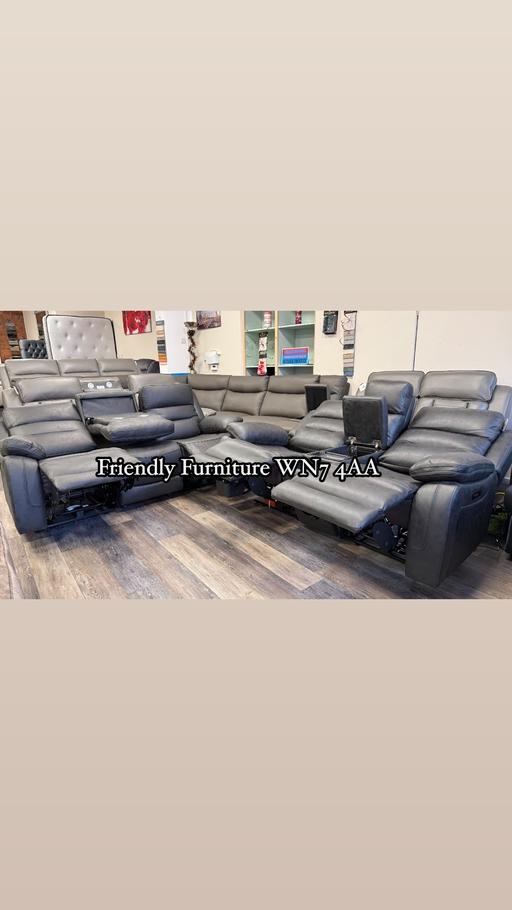 Buy & Sell Leigh Wigan - Photos for Dfs Pierson 3+2 suede recliner sofa set