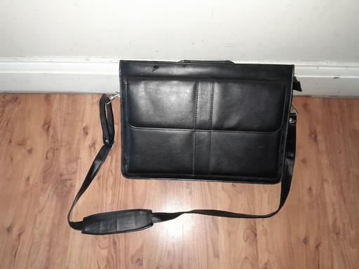Buy & Sell Rayners Lane North West London - Photos for Smart Black Leather Laptop / Document Briefca