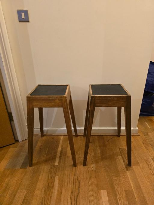 Buy & Sell East Ham East London - Photos for 2x Wooden Stools