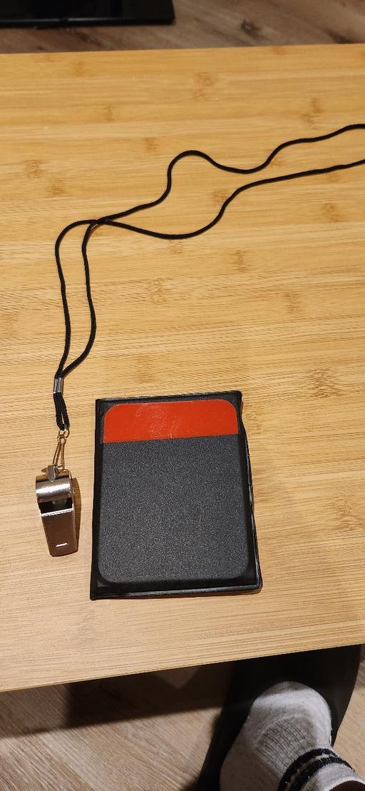 Buy & Sell Splott Cardiff - Photos for FOOTBALL REFREE NOTEBOOK AND WHISTLE