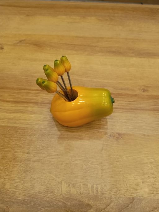 Buy & Sell Upper Walthamstow East London - Photos for Fruit Picks Forks Stainless Steel and Holder