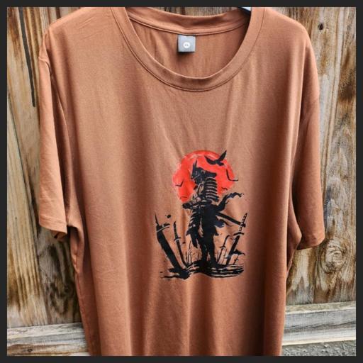 Buy & Sell Forest Hill South East London - Photos for MENS SAMURAI WARRIOR JAPAN SUNSET T-SHIRT