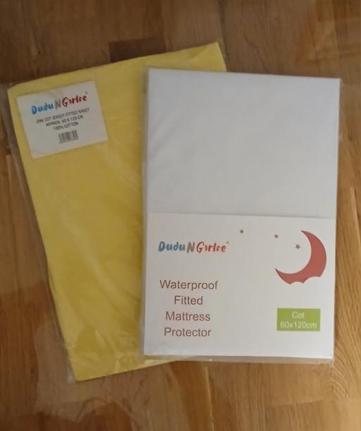 Buy & Sell Rabans Lane Industrial Area Buckinghamshire - Photos for 1 Cot sheet & 1 Mattress protector