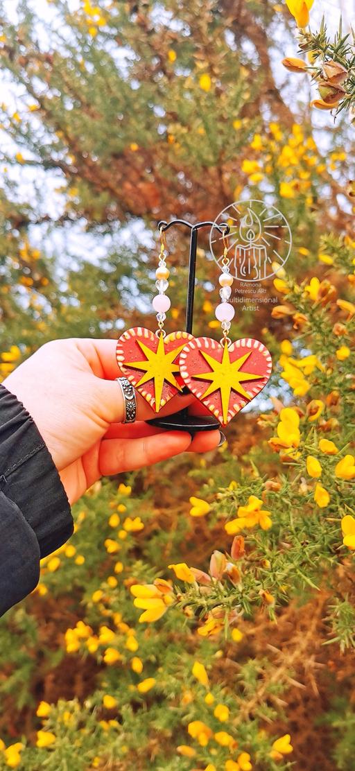 Buy & Sell Erdington Birmingham - Photos for ♥️Hearts Rose Quartz Freshwater Pearl Earring