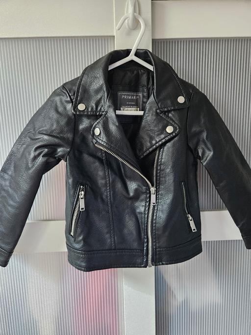 Buy & Sell Weston Point Halton - Photos for Age 2-3 PRIMARK black faux leather jacket