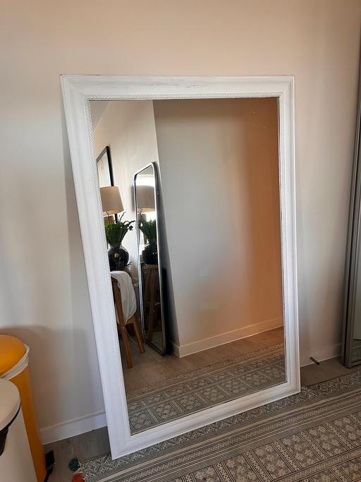 Buy & Sell Peckham South East London - Photos for Mirror XXL, Framed, White, No Damage