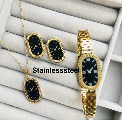 Buy & Sell East Ham East London - Photos for Gold base stainless steel pendant set