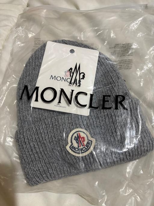 Buy & Sell Congleton Cheshire East - Photos for Moncler Grey Beanie Hat Men’s Womens Boys