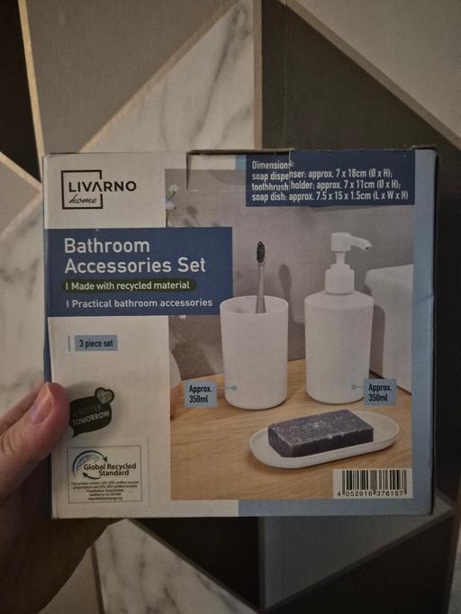 Buy & Sell Crumpsall Manchester - Photos for new Bathroom 3pc Accessories Set