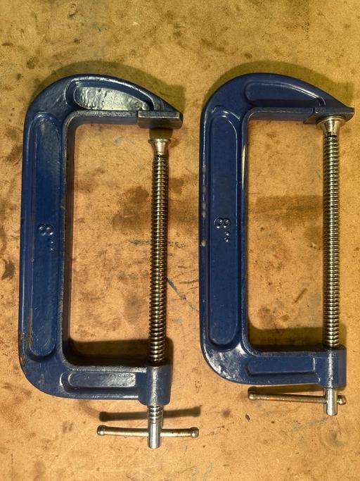 Buy & Sell Wolverhampton West Midlands - Photos for 8 inch heavy duty G clamps x 2