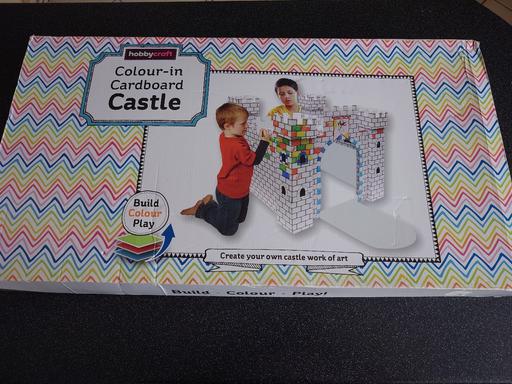 Buy & Sell Loughborough Charnwood - Photos for Colour-in cardboard castle