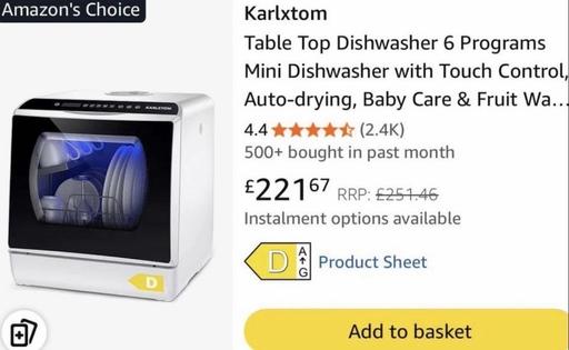 Buy & Sell Cliftonville West Northamptonshire - Photos for Portable Countertop Dishwasher
