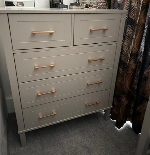 Buy & Sell East Molesey Elmbridge - Photos for Sienna 5 Drawer Chest - Taupe