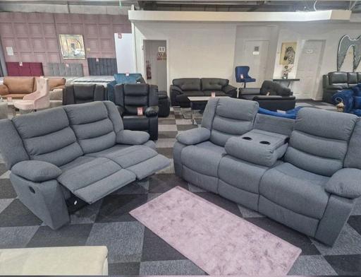 Buy & Sell Coventry City Centre Coventry - Photos for sorrento 3 and 2 seater recliners Grey Fabric