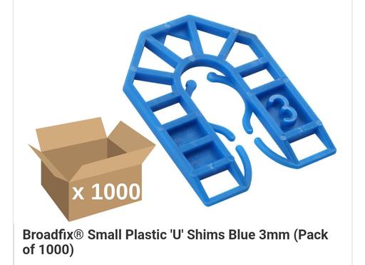 Buy & Sell Great Barr Birmingham - Photos for 1000 3mm Broadfix u packers