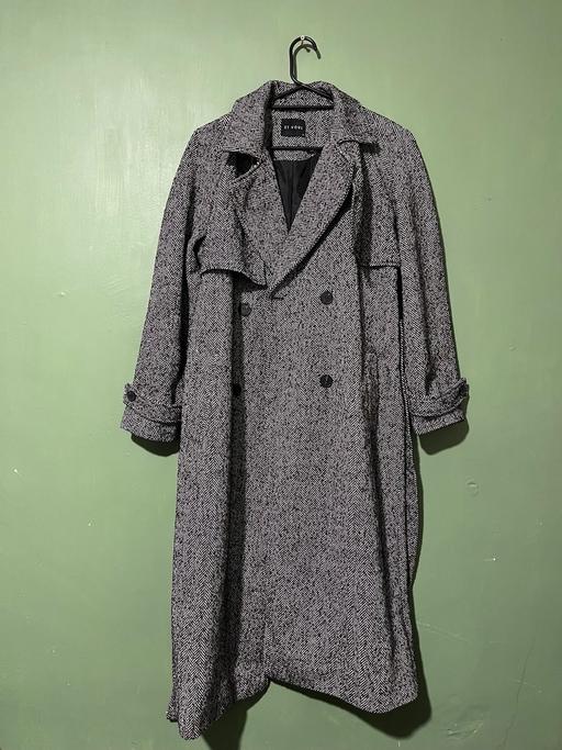 Buy & Sell Rayners Lane North West London - Photos for Et Vous Grey Patterned Designer Trench Coat