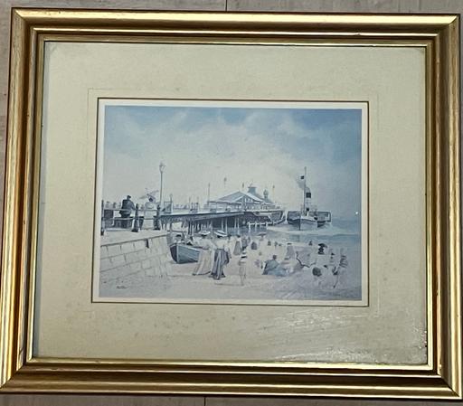 Buy & Sell Yeovil Somerset - Photos for Fine art - Golden wood frame Sea side Pier