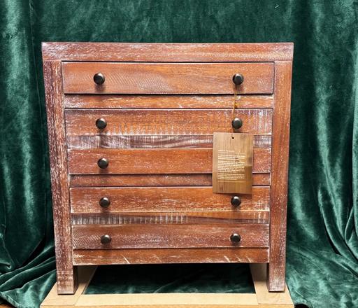 Buy & Sell - Photos for Dark Wood Bedside Cabinet – Brand New