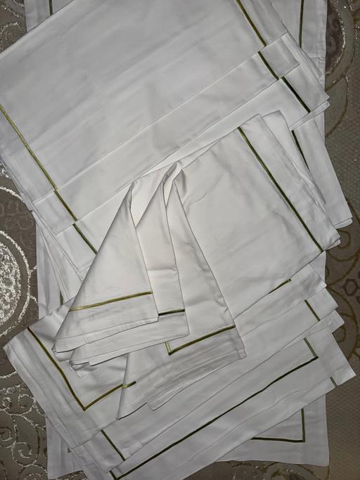 Buy & Sell Uxbridge Hillingdon - Photos for Ex hotel pillowcase 10 pack cotton green str