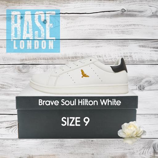 Buy & Sell Romford Havering - Photos for Brave Soul Mens Hilton Trainers White Size 9