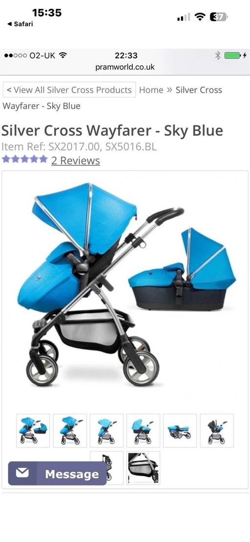 Buy & Sell Warkton North Northamptonshire - Photos for Silver cross wayfarer pram